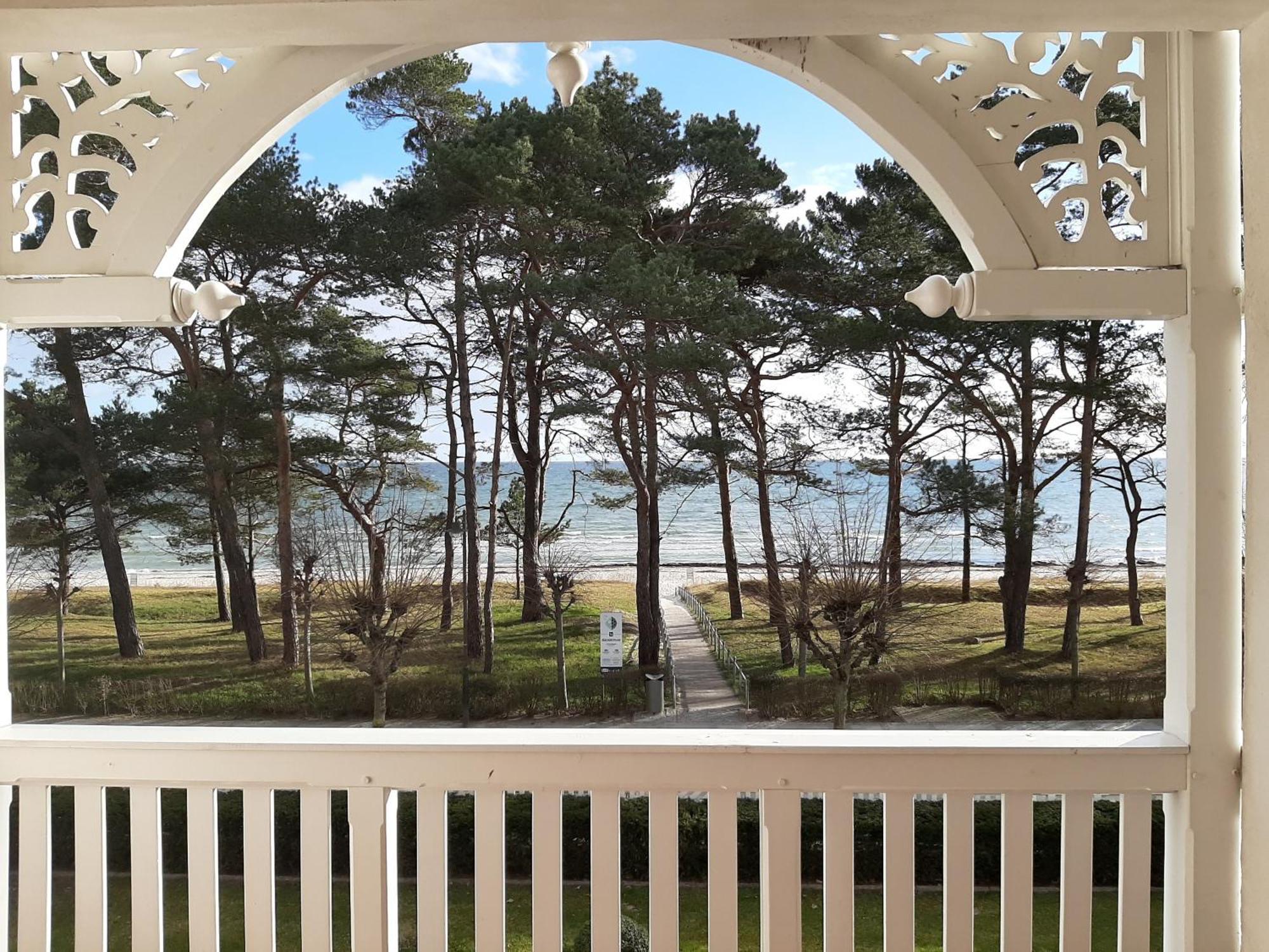 Ferienwohnung Ostseeblick In Der Villa Seeadler Binz Exterior photo